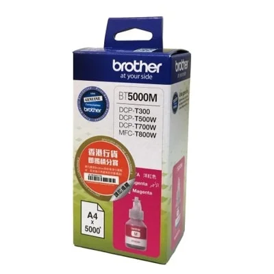 Tusz Oryginalny Brother BT-5000 M (BT5000M) (Purpurowy)