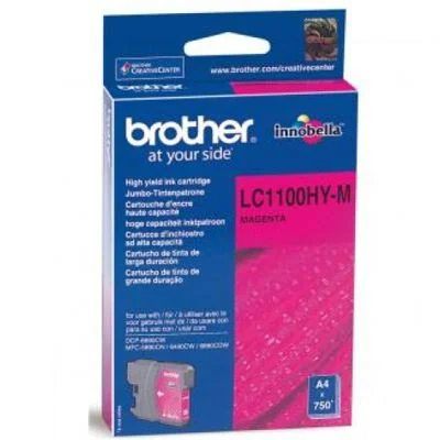 Tusz Oryginalny Brother LC-1100HY M (LC1100HYM) (Purpurowy)