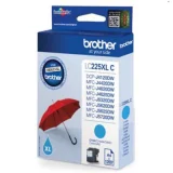 Tusz Oryginalny Brother LC-225 XL C (LC225XLC) (Błękitny) do Brother MFC-J4625DW