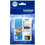 Tusz Oryginalny Brother LC-421 CMYK (LC421VAL) do Brother DCP-J1800DW