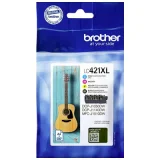 Tusz Oryginalny Brother LC-421 XL CMYK (LC-421XLVAL) do Brother DCP-J1140DW