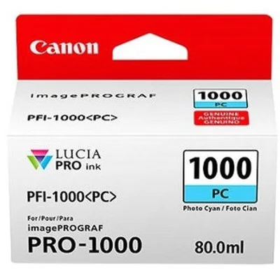 Tusz Oryginalny Canon PFI-1000PC (0550C001) (Błękitny Foto)
