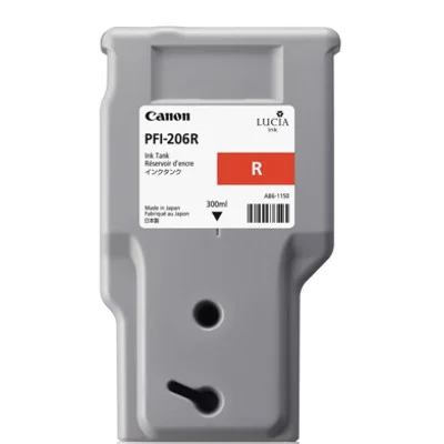 Tusz Oryginalny Canon PFI-206R (5309B001AA) (Czerwony)