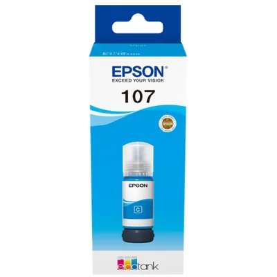 Tusz Oryginalny Epson 107 (C13T09B240) (Błękitny)