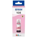 Tusz Oryginalny Epson 108 (C13T09C64A) (Jasny purpurowy) do Epson EcoTank L8050