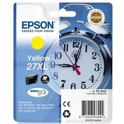 Tusz Oryginalny Epson 27 XL (C13T271440) (Żółty)