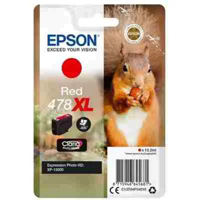 Tusz Oryginalny Epson 478 XL (C13T04F54010) (Czerwony)