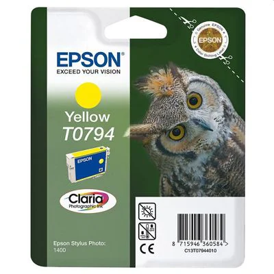 Tusz Oryginalny Epson T0794 (C13T07944010) (Żółty)