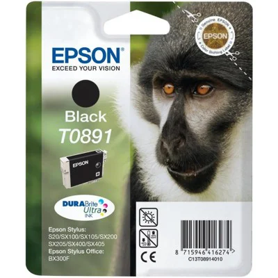 Tusz Oryginalny Epson T0891 (C13T08914011) (Czarny)