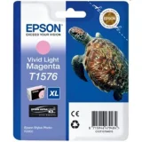 Tusz Oryginalny Epson T1576 (C13T15764010) (Jasny purpurowy) do Epson Stylus Photo R3000