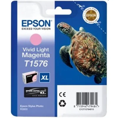 Tusz Oryginalny Epson T1576 (C13T15764010) (Jasny purpurowy)