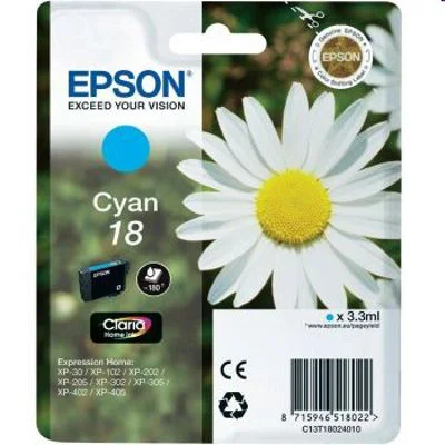 Tusz Oryginalny Epson T1802 (C13T18024010) (Błękitny)