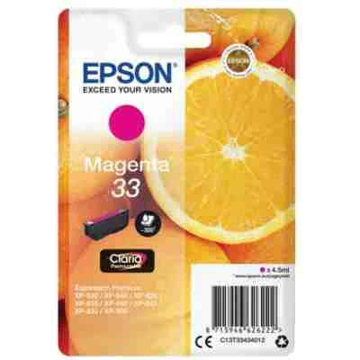 Tusz Oryginalny Epson T3343 (C13T33434012) (Purpurowy)