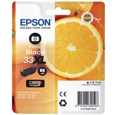 Tusz Oryginalny Epson T3361 (C13T33614010) (Czarny Foto)