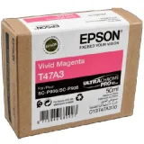 Tusz Oryginalny Epson T47A3 (C13T47A300) (Purpurowy)