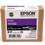 Tusz Oryginalny Epson T47AD (C13T47AD00) (Fioletowy)