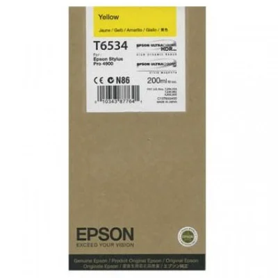 Tusz Oryginalny Epson T6534 (C13T653400) (Żółty)