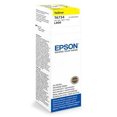 Tusz Oryginalny Epson T6734 (C13T67344A) (Żółty)