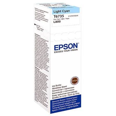 Tusz Oryginalny Epson T6735 (C13T67354A) (Jasny błękitny)