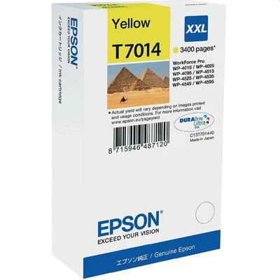 Tusz Oryginalny Epson T7014 (C13T70144010) (Żółty)