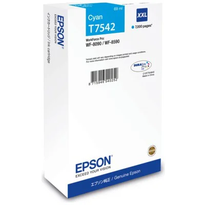 Tusz Oryginalny Epson T7542 (C13T754240) (Błękitny)