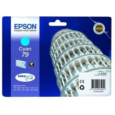 Tusz Oryginalny Epson T7912 (C13T79124010) (Błękitny)