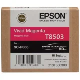 Tusz Oryginalny Epson T8503 (C13T850300) (Purpurowy) do Epson SureColor SC-P800 Roll Unit Promo