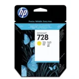 Tusz Oryginalny HP 728 (F9J61A) (Żółty) do HP DesignJet T830