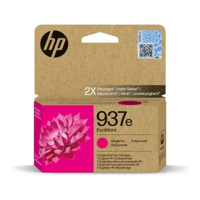 Tusz Oryginalny HP 937e (4S6W7NE) (Purpurowy)