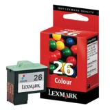 Tusz Oryginalny Lexmark 26 (10N0026E) (Kolorowy) do Lexmark X2250
