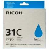 Tusz Oryginalny Ricoh GC-31C (405689) (Błękitny) do Ricoh Aficio GX e7700