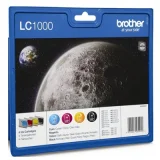 Tusze Oryginalne Brother LC-1000 CMYK (LC1000VALBP) (komplet) do Brother MFC-5460CN