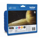 Tusze Oryginalne Brother LC-1100 CMYK (LC1100VALBP) (komplet) do Brother MFC-5890CN