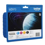 Tusze Oryginalne Brother LC-970 CMYK (LC970VALBP) (komplet) do Brother DCP-135C