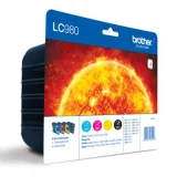 Tusze Oryginalne Brother LC-980 CMYK (LC980VALBP) (komplet) do Brother DCP-365CN