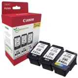 Tusze Oryginalne Canon 2 x PG-545 XL + CL-546 XL (8286B013) (komplet) do Canon Pixma MG3052