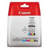 Tusze Oryginalne Canon CLI-571 CMYK (0386C005) (czteropak) do Canon Pixma TS6000