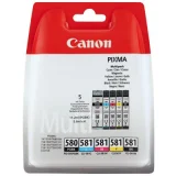 Tusze Oryginalne Canon PGI-580/CLI-581  CMYK (2078C005) (komplet) do Canon Pixma TS8351