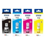 Tusze Oryginalne Epson 112 CMYK (komplet) do Epson EcoTank L15160