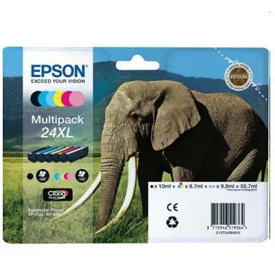 Tusze Oryginalne Epson T2438 (C13T24384010) (komplet)