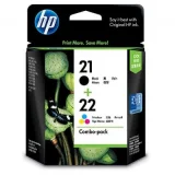 Tusze Oryginalne HP 21 + 22 (SD367AE) (komplet) do HP OfficeJet J5520