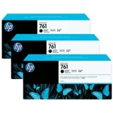 Tusze Oryginalne HP 761 (CR275A) (Czarne matowe) (trójpak) do HP DesignJet T7100