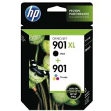 Tusze Oryginalne HP 901 XL BK + 901 C (SD519AE) (komplet) do HP OfficeJet 4500 G510n