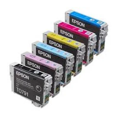 Tusze Epson T0791-T0796 - zamienniki i oryginalne