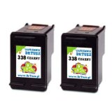 Tusze Zamienniki 338 (CB331H) (Czarne) (dwupak) do HP OfficeJet 100 Mobile CN551a