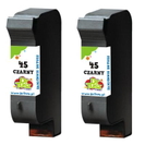 Tusze Zamienniki 45 do HP (SA294AE) (Czarne) (dwupak)