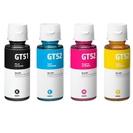 Tusze Zamienniki GT53 XL BK + GT52 CMY do HP (DT-AH-51/K) (komplet)