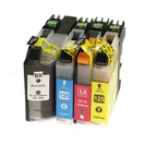 Tusze Zamienniki LC-127 XL BK + 125 XL CMY do Brother (LC127XLVALBP) (komplet)