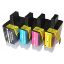 Tusze Zamienniki LC-900 CMYK do Brother (LC900VALBP) (komplet)