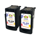 Tusze Zamienniki PG-510 + CL-511 do Canon (2970B010) (komplet)